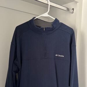 Columbia Dark Blue Quarter-Zip Pullover